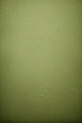 Olive soft pastel background parchment with a thin barely noticeable floral ornament background 