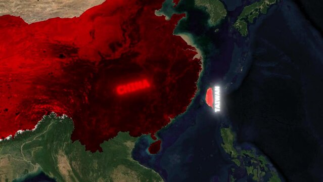 East Asian Geopolitics: Taiwan and China on the Map