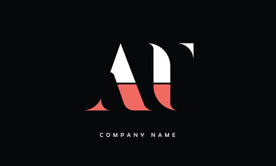 AT, TA, A, T Abstract Letter Logo Monogram