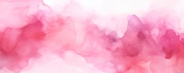 Pink abstract watercolor background - obrazy, fototapety, plakaty