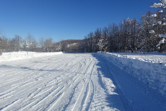 parcheggio le polle riolunato in inverno