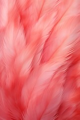 Fototapeta na wymiar Red pastel feather abstract background texture 