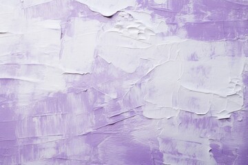 Purple closeup of impasto abstract rough white art painting texture 