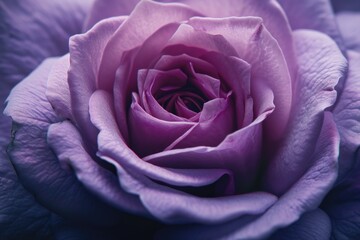 A close up shot of a purple rose flower. Perfect for adding a touch of elegance and beauty to any project