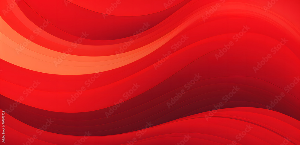 Poster red waved background with a wavy pattern, chinese new year festivities, striped compositions, circul