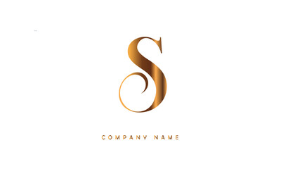 Obraz premium S, S Abstract Letter Logo Monogram