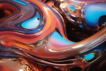 abstract metal material background , generative ai
