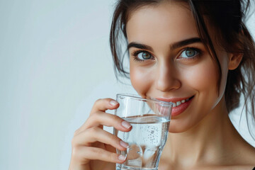 Healthy Lifestyle: Athletic Beauty Quenching Thirst