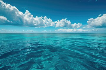Brilliant blue sea view