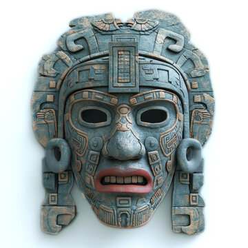 Ancient Aztec Mask