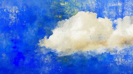 Cloud's Embrace: Photo-Realistic Indigo Dreamscape