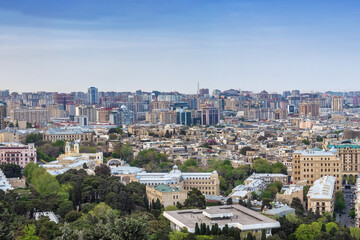 Fototapeta na wymiar View of Baku, Azerbaijan