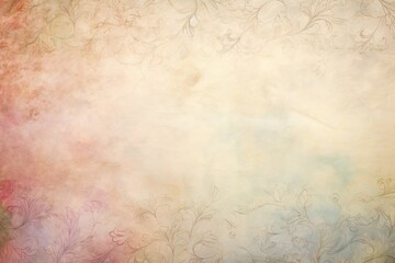 Zaffre soft pastel background parchment with a thin barely noticeable floral ornament background