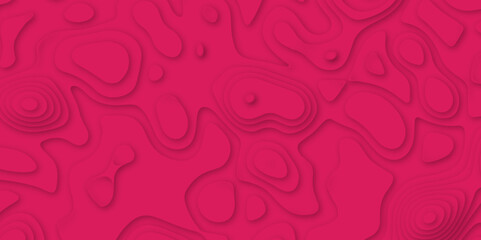 Fototapeta na wymiar Abstract lines background. Topographic map. Geographic mountain relied on Contour maps. Vector illustration, Topo contour map on red color background contour lines vector map seamless pattern. 