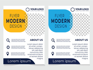 Set two color of modern creative minimalist corporate business flyer design vector template, Flyer Design Sale Create Eye-Catching Flyers Today, Exclusive Flyer Design , 2 templates of a4 flyer temp, 