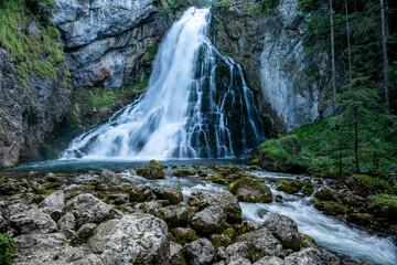 Gollinger Waterfall in Salzburger Land