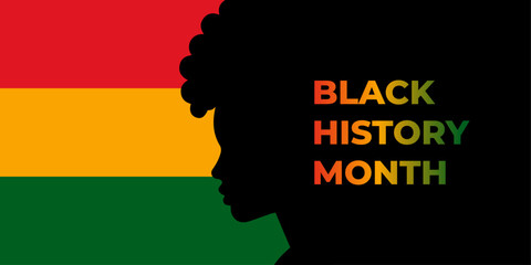 Black history month celebrate, vector illustration design graphic Black history month,Black History Month vector banner design template. - obrazy, fototapety, plakaty