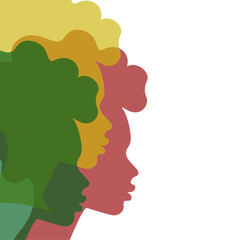 Black history month celebrate, vector illustration design graphic Black history month,Black History Month vector banner design template.