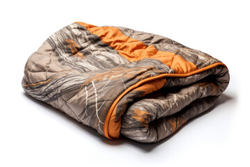 Hunting thermal blanket isolated on white background created with Generative Ai
