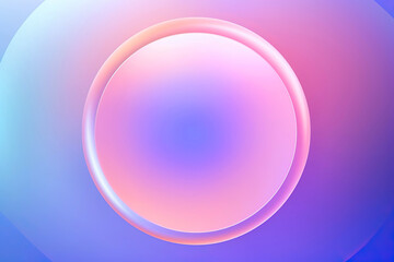 Obraz premium abstract 3d background with light pink and blue round