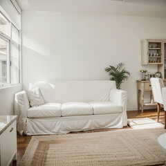 Fototapeta premium modern living room with sofa