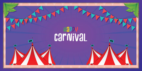 Obraz premium carnival fest vector file