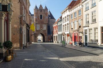 14th century prison gate - Lievevrouwepoort, in the center of Bergen op Zoom.