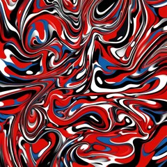 red wave abstract illustration background