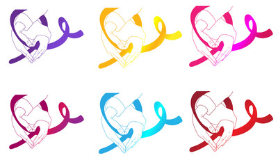 illustration of a set of symbols