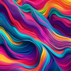 colorful wave abstract illustration background