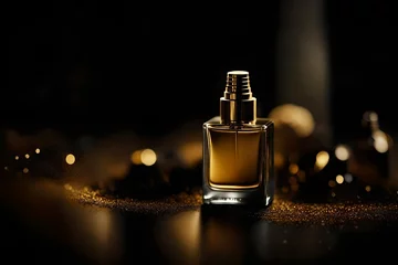 Fotobehang classy and delicate perfume presentation  © eric