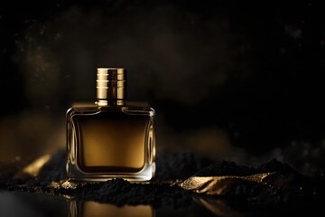 classy and delicate perfume presentation 