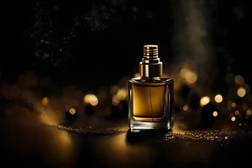 Fotobehang classy and delicate perfume presentation  © eric