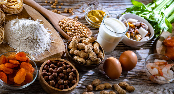 Composition with common food allergens