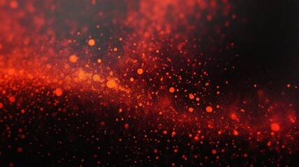 Photo color gradient grainy background red orange white illuminated spots on black noise texture
