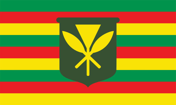 Kanaka Maoli flag