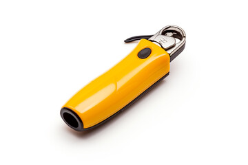 Soccer referee whistle isolated on white background created with Generative Ai