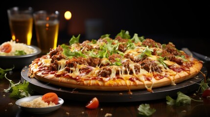 living room decorated with modren  (UHD Wallpaper)