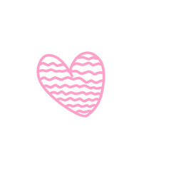 Heart Love Icon Line for Valentine day 