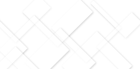 Abstract white background with diamond and triangle shape in modern pattern design .Abstract seamless modern white color technology concept geometric line vector background design .