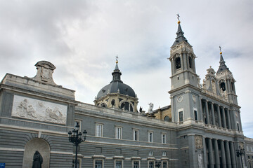 Almudena Cathedral in Madrid, Spain