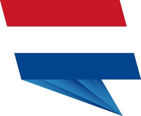 Netherlands pin flag
