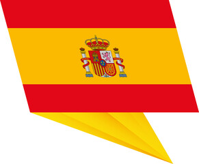 Spain pin flag