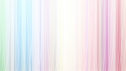 Delicate Pastel Lines on White Background