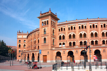 Fototapeta na wymiar Plaza de Toros de Las Ventas in Madrid, Spain
