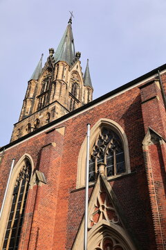 Historische Kirche im Zentrum von Sendenhorst im M&uuml;nsterland