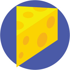Cheese Vector Icon