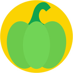 Bell Pepper Vector Icon
