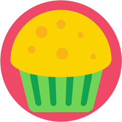 Muffin Vector Icon