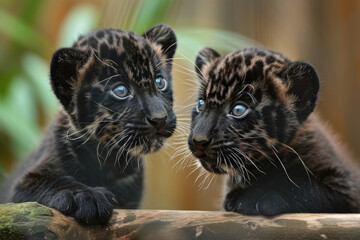 The innocent charm of Panther cubs